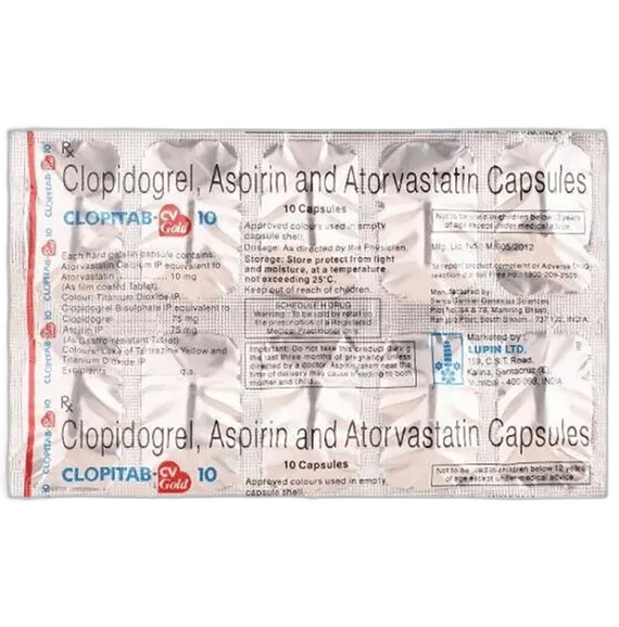 clopitab cv gold 10mg capsule 10's